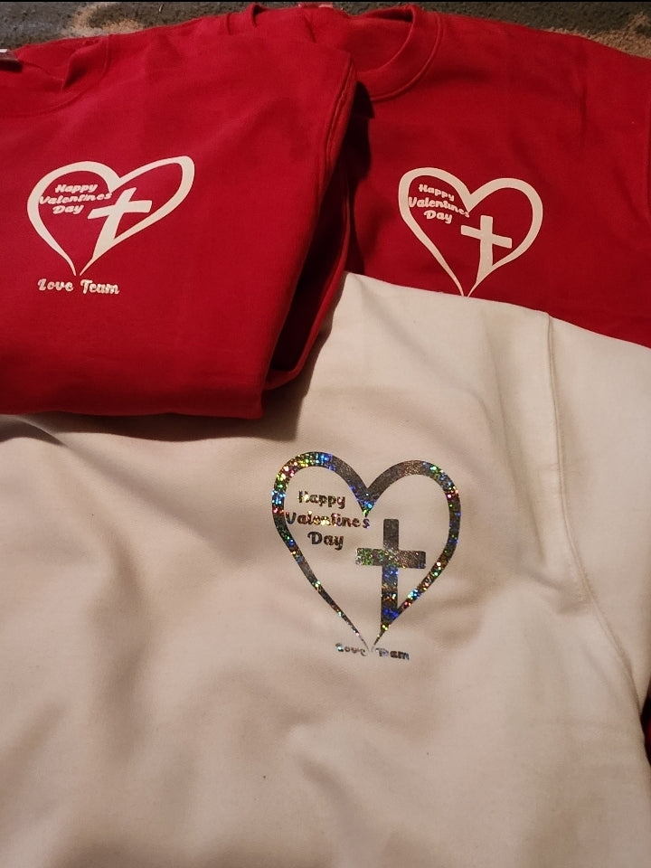 Love Team Valentine Day Sweatshirt