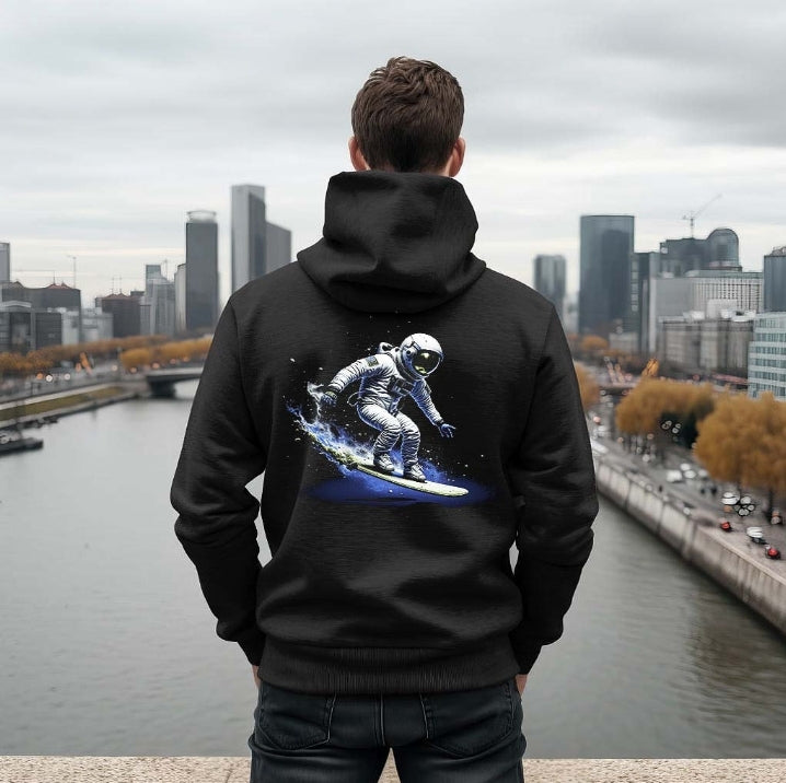 Astronaut Surfing Hoodie