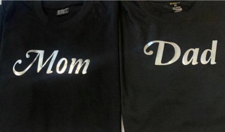 Mom an Dad T-Shirt Set