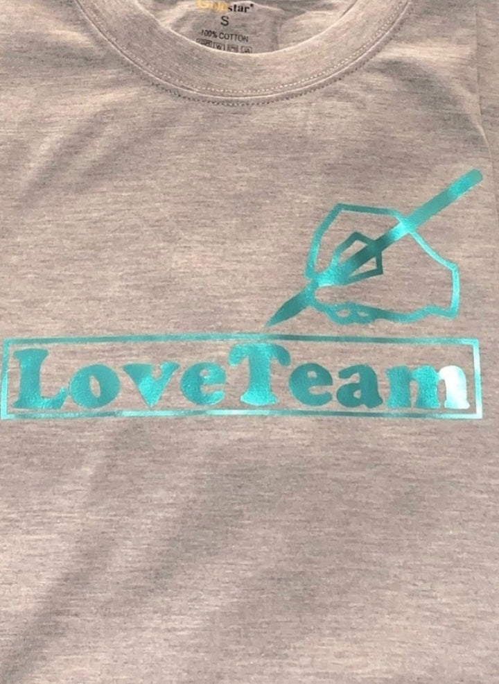 Love Team Hand Writing T-Shirt