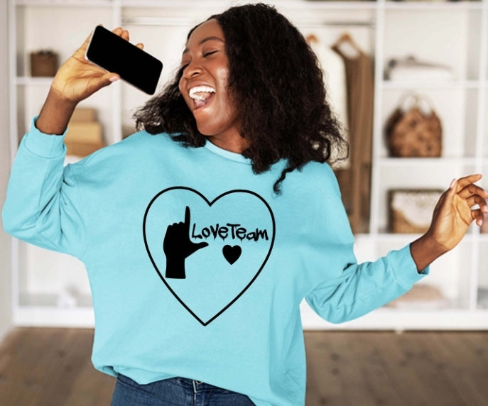 Heart Style Love Team SweatShirt